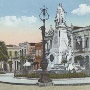 Primeiro monumento da cidade é erguido em honra ao fundador de Santos