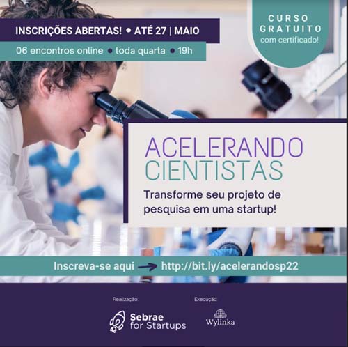 Sebrae-SP lança programa para transformar projetos científicos em negócios