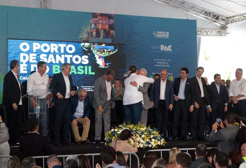 União e São Paulo firmam parceria para construir túnel Santos-Guarujá