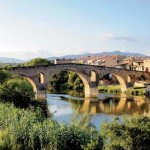 Ponte sobre o rio Arga, que dá nome a Puente la Reina, do século XI: por aqui passou Francisco!