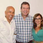Com amigos João Sobreira e Mara Ruiz