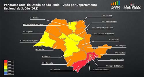 São Paulo apresenta plano de retomada da economia a partir de 1º de junho