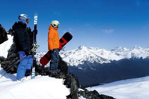 Experiências de neve na Argentina
